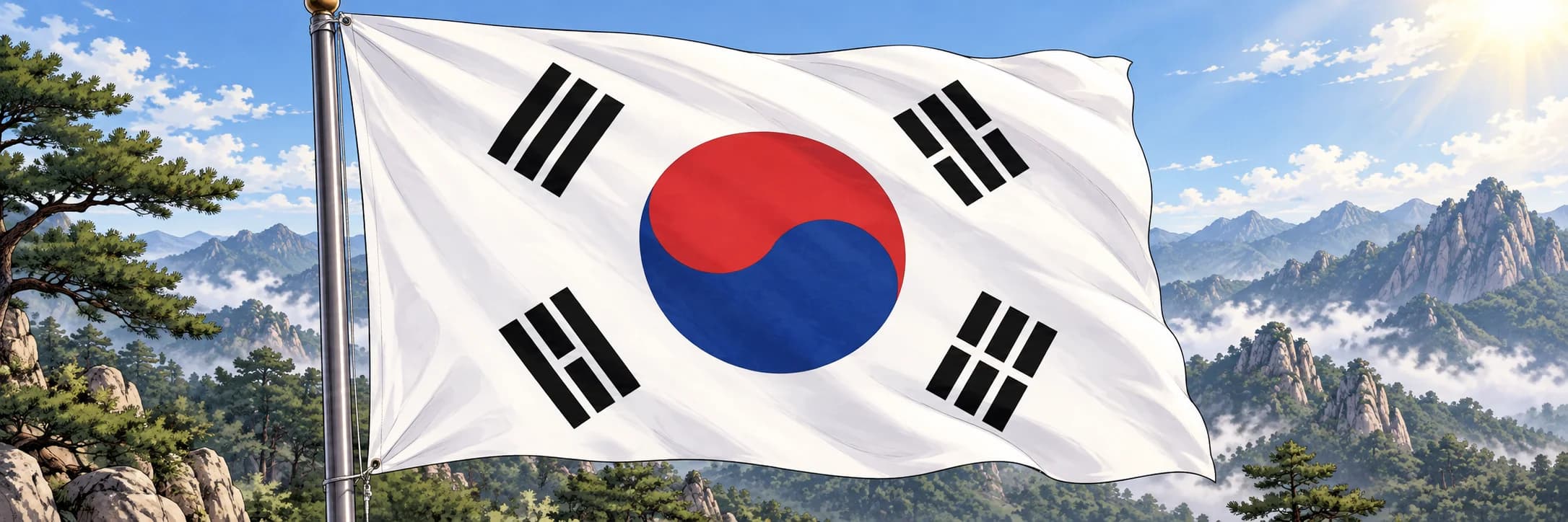 South Korea’s flag: the meaning of every detail